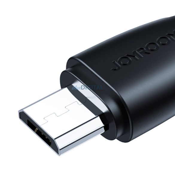 Joyroom USB kábel - micro USB 2.4A Surpass Series gyorstöltéshez és adatátvitelhez 2 m fekete (S-UM018A11)