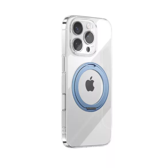 Joyroom JR-16JL6 tok iPhone 16 Pro Max Ultra-vékony MagSafe kompatibilis 360°-os gyűrűs állvánnyal - Kék