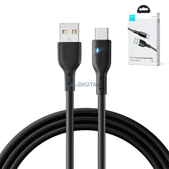 USB kábel - USB C 3A 2m Joyroom S-UC027A13 - fekete