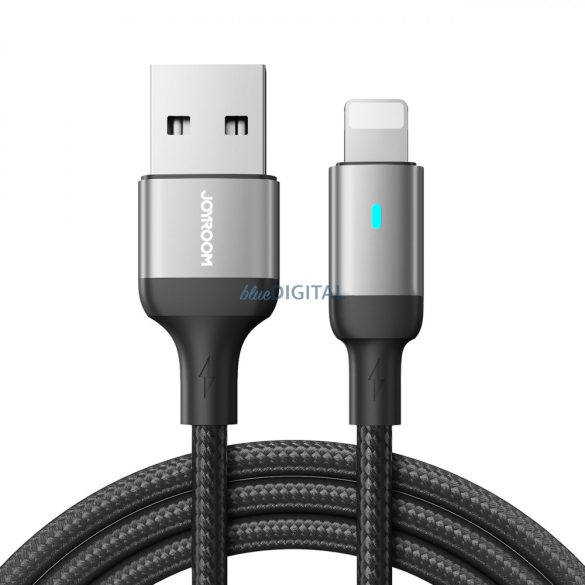 Joyroom USB - Lightning 2.4A A10 Series kábel 2 m fekete (S-UL012A10)