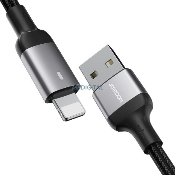 Joyroom USB - Lightning 2.4A A10 Series kábel 2 m fekete (S-UL012A10)