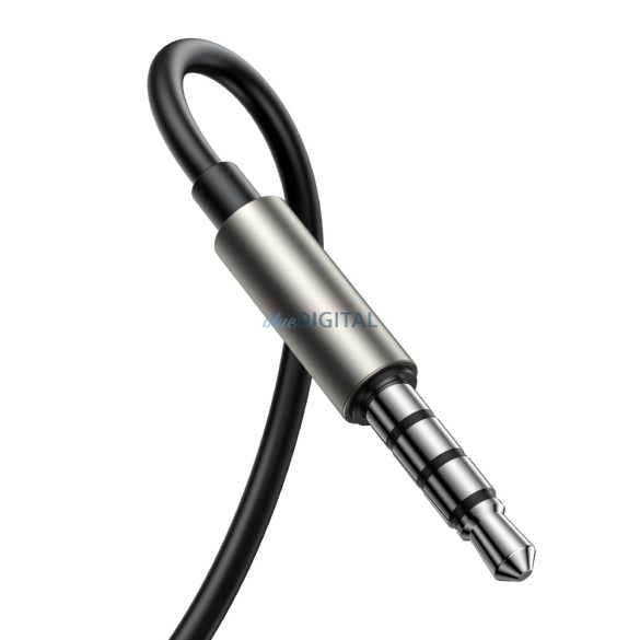 Joyroom Wired Series JR-EW03 vezetékes fülhallgató - sötétszürke színben