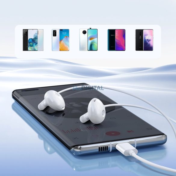 Joyroom JR-EC05 USB-C in-ear fejhallgató - fehér