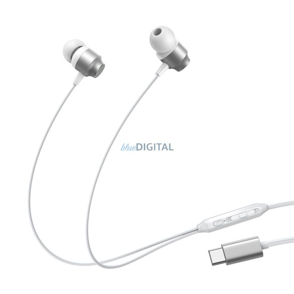 Joyroom JR-EC06 USB-C in-ear fejhallgató - ezüst