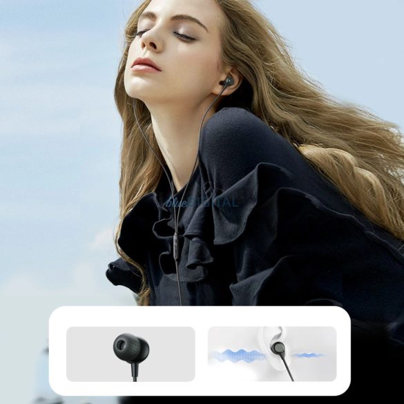 Joyroom JR-EC06 USB-C in-ear fejhallgató - szürke