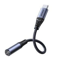   Joyroom SY-C01 USB-C DAC adapter 3,5 mm-es mini jack csatlakozóra - fekete
