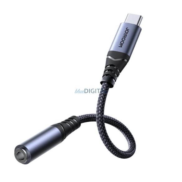 Joyroom SY-C01 USB-C DAC adapter 3,5 mm-es mini jack csatlakozóra - fekete