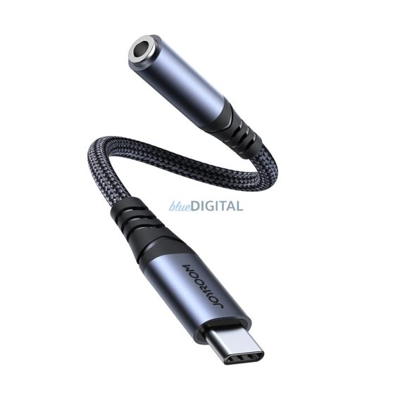 Joyroom SY-C01 USB-C DAC adapter 3,5 mm-es mini jack csatlakozóra - fekete