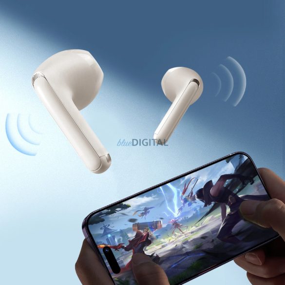 TWS Joyroom Funpods sorozat JR-FB1 Bluetooth 5.3 vezeték nélküli fülhallgató - bézs színű