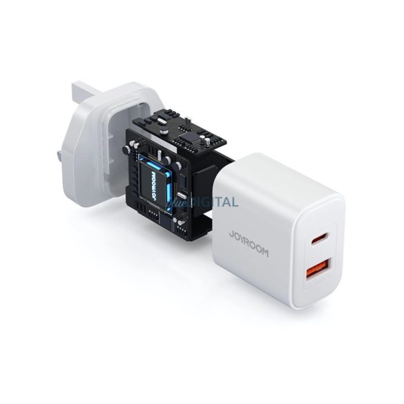 UK Joyrooom FlashSeries JR-TCF05 20W USB-A USB-C töltő - fehér