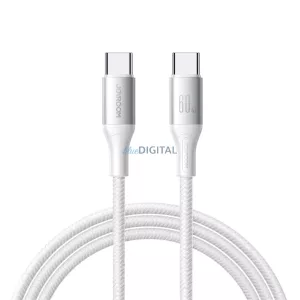 Joyroom S-A28 Flash sorozat 60W USB-C - USB-C kábel 1m - Fehér