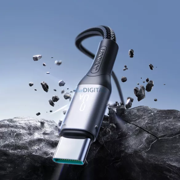 Joyroom S-A28 Flash sorozat 3A USB-A - USB-C kábel 1m - fekete