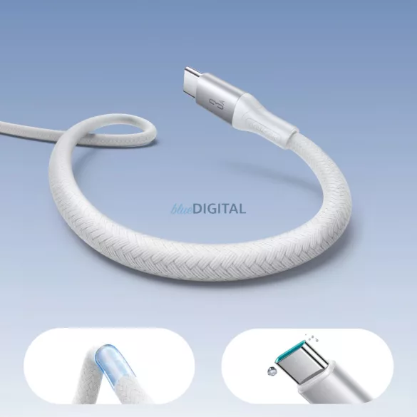 Joyroom S-A28 Flash Series 3A USB-A - USB-C kábel 1m - Fehér