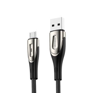 Joyroom S-M411 USB-A - microUSB kábel 3A 1.2m - fekete