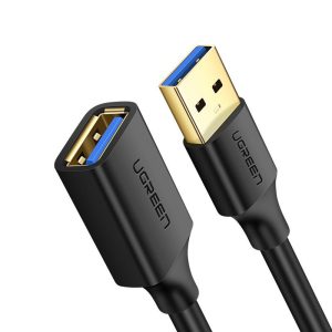 Ugreen kábel hosszabbító adapter USB 3.0 (női) - USB 3.0 (male) 2 m fekete (US129 10373)