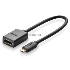 Ugreen kábel adapter kábel HDMI adapter - micro HDMI 19 tűs 20cm fekete (20134)