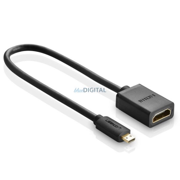 Ugreen kábel adapter kábel HDMI adapter - micro HDMI 19 tűs 20cm fekete (20134)