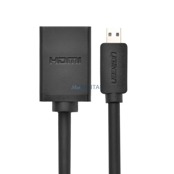 Ugreen kábel adapter kábel HDMI adapter - micro HDMI 19 tűs 20cm fekete (20134)