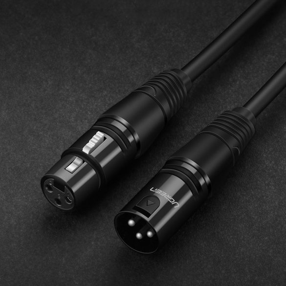 Ugreen hosszabbító audio kábel mikrofon kábel mikrofon XLR (női) - XLR (férfi) 2m (AV130)