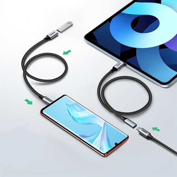 Ugreen hosszabbító kábel USB C 3.1 male/female 10Gb/s 1m szürke (US372)