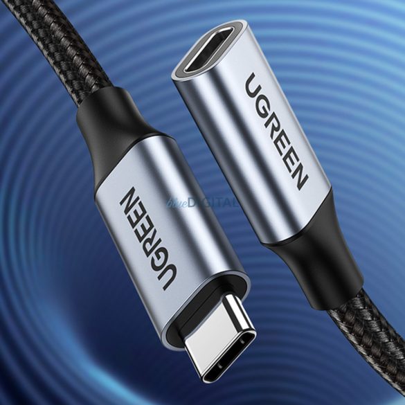 Ugreen hosszabbító kábel USB C 3.1 male/female 10Gb/s 1m szürke (US372)