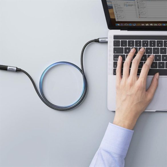 Ugreen hosszabbító kábel USB C 3.1 male/female 10Gb/s 1m szürke (US372)