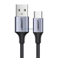   Ugreen kábel USB kábel - USB Type C gyorstöltő 3.0 3A 0.5m szürke (60125)