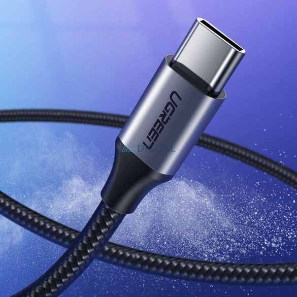 Ugreen kábel USB kábel - USB Type C gyorstöltő 3.0 3A 0.5m szürke (60125)