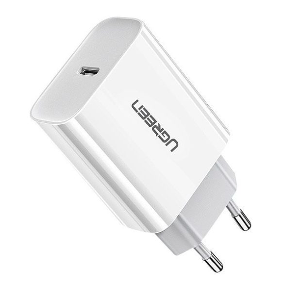 Ugreen USB töltő Power Delivery 3.0 Quick Charge 4.0+ 20W 3A fehér (60450)