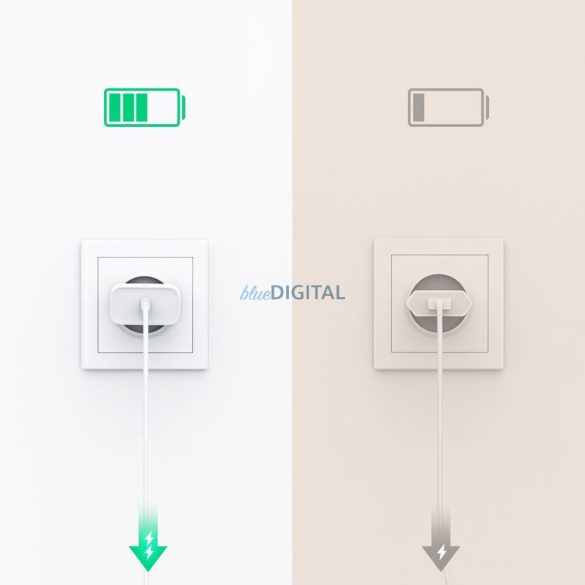 Ugreen gyors USB töltő Type-C tápegység 30 W Quick Charge 4.0 fehér (70161)