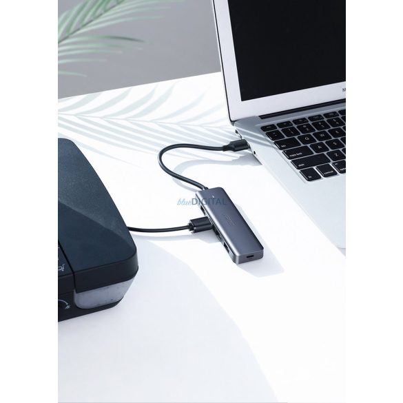 Ugreen USB Type C HUB - 4x USB 3.2 Gen 1USB-C tápcsatlakozó szürke (CM219 70336)