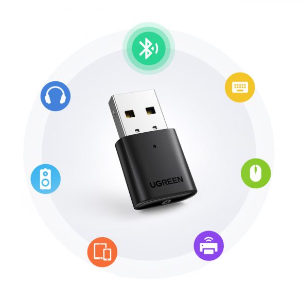 Ugreen Bluetooth 5.0 USB-A adapter fekete (CM390)