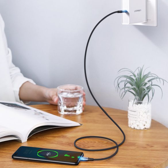 Ugreen kábel USB Type C - USB Type C Power Delivery 100W Quick Charge FCP 5A 3m szürke kábel (90120 US316)