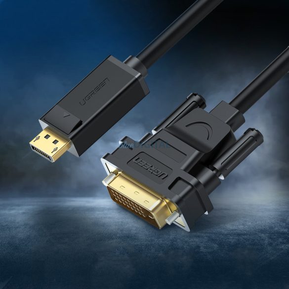 Ugreen kábel DisplayPort - DVI kábel 2m fekete (DP103)