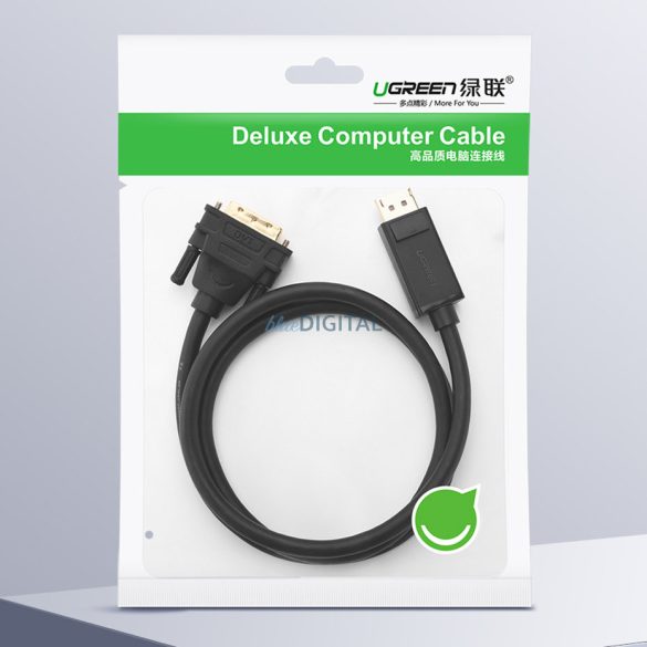 Ugreen kábel DisplayPort - DVI kábel 2m fekete (DP103)