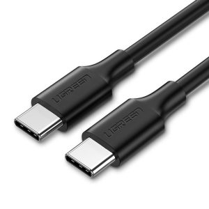 Ugreen USB Type-c töltés és adatkábel 3a 2m fekete (US286)