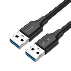 Ugreen US128 USB 2.0 A Apa Apa Cable0.25M Fekete