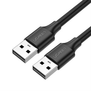 Ugreen US128 USB 2.0 A Apa Apa Cable0.5M Fekete