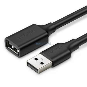 Ugreen hosszabbító USB kábel (férfi) - USB (női) 2.0 480Mbps 1.5m fekete (US103)