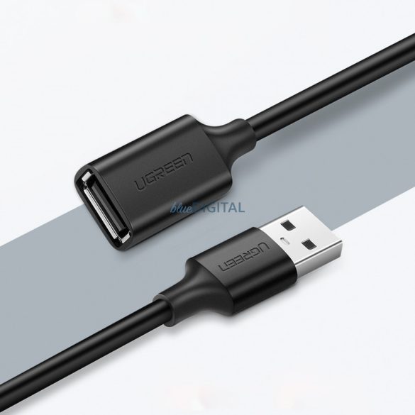 Ugreen hosszabbító USB kábel (férfi) - USB (női) 2.0 480Mbps 3m fekete (US103)