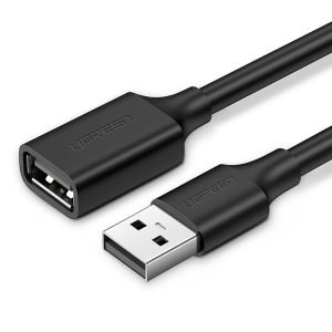 Ugreen hosszabbító USB 2.0 adapter 5m fekete (US103)