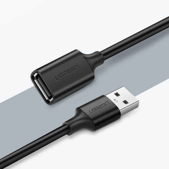 Ugreen hosszabbító USB 2.0 adapter 5m fekete (US103)