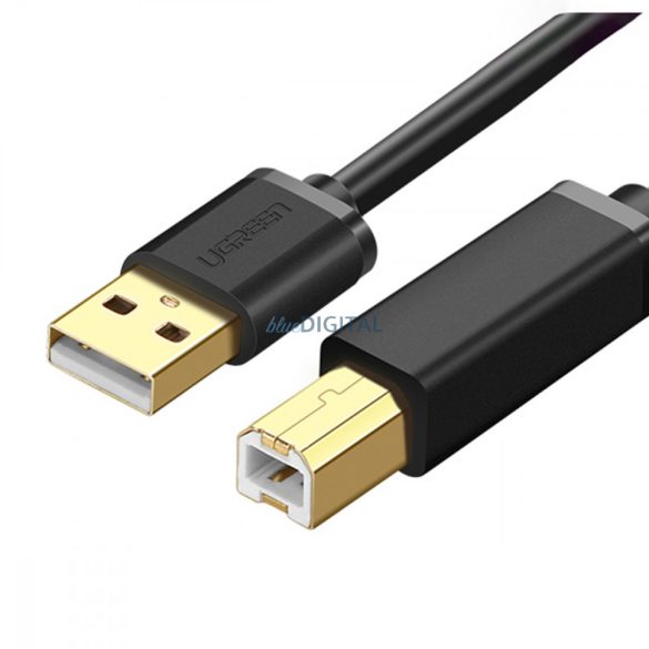 Ugreen nyomtatókábel USB-A - USB-B 5Gb/s 2m fekete (US210)