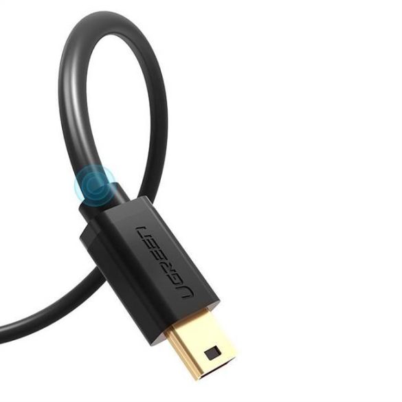 UGREEN USB 2.0 apa Mini 5 Pin Apa Cable 1.5m (fekete)