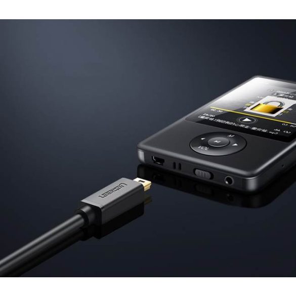 UGREEN USB 2.0 apa Mini 5 Pin Apa Cable 3m (fekete)