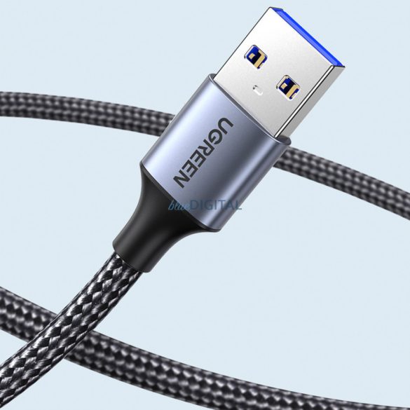 Ugreen hosszabbító kábel adapter USB (férfi) - USB (női) 3.0 5Gb/s 0.5m szürke (US115)
