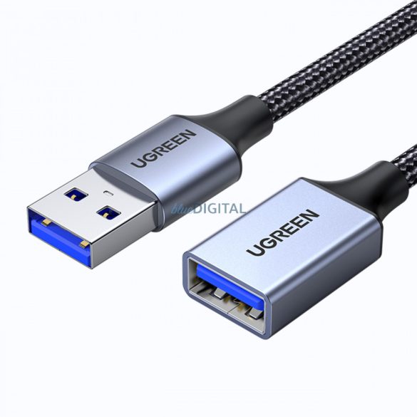 Ugreen hosszabító kábel adapter USB (męski) - USB (żeński) 3.0 5Gb/s 1m szary (US115)