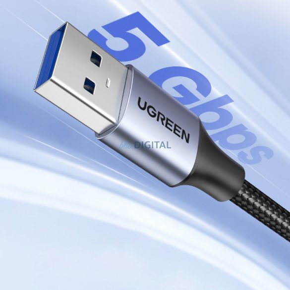 Ugreen hosszabbító USB kábel (férfi) - USB (női) 3.0 5Gb/s 2m szürke (US115)