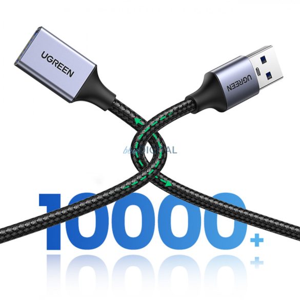 Ugreen hosszabbító USB kábel (férfi) - USB (női) 3.0 5Gb/s 2m szürke (US115)