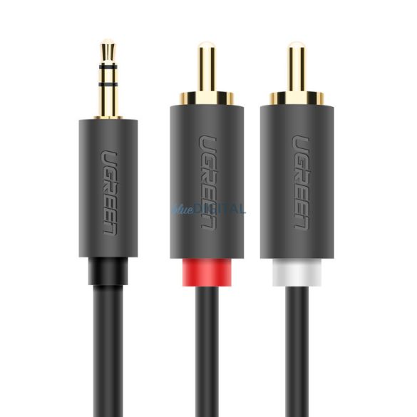 Ugreen audio kábel 3,5 mm-es mini jack (apa) - 2RCA (apa) 1,5 m (AV102)